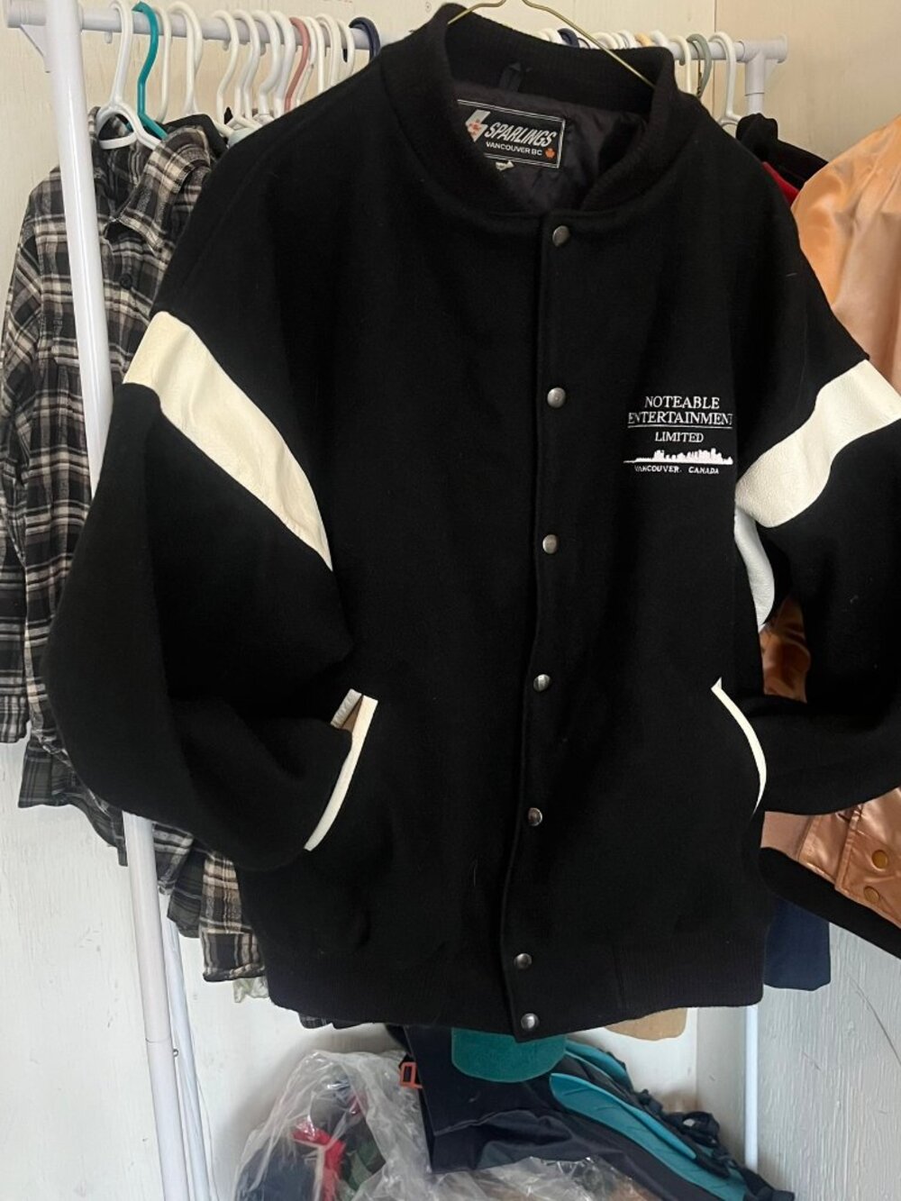 Sparlings Noteable Entertainment Limited Varsity Jacket